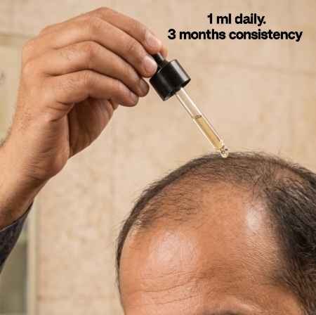 BaalSutra Pro Hair Growth Serum Oil (Ayurvedic Formula)   500+ Customers ★★★★★